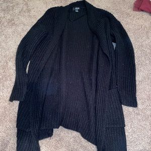 Black cardigan
